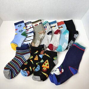 Toddler Multi-Pattern Sock Bundle | 11-Pair Lot | Ages 1-3